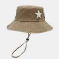Denim Cowboy Star Foldable Safari Boonie Hat 8BK6HAT172T