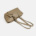 Minimalist Solid Color PU Leather Boston Bag 6W10BBG2406