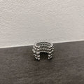 Chunky Multi-Layer Ball Beaded Open Ring 6W6JRG298