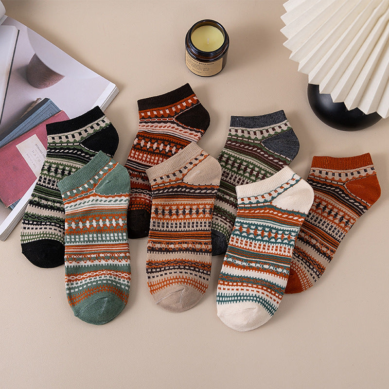Ethnic Style Color Block Thick Socks 6W8FSO1004