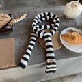 Hip-hop Chic Striped Color Block Scarf 6W6NSW266