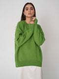 Solid Loose Sweater - DippedShop Wholesale - #7123