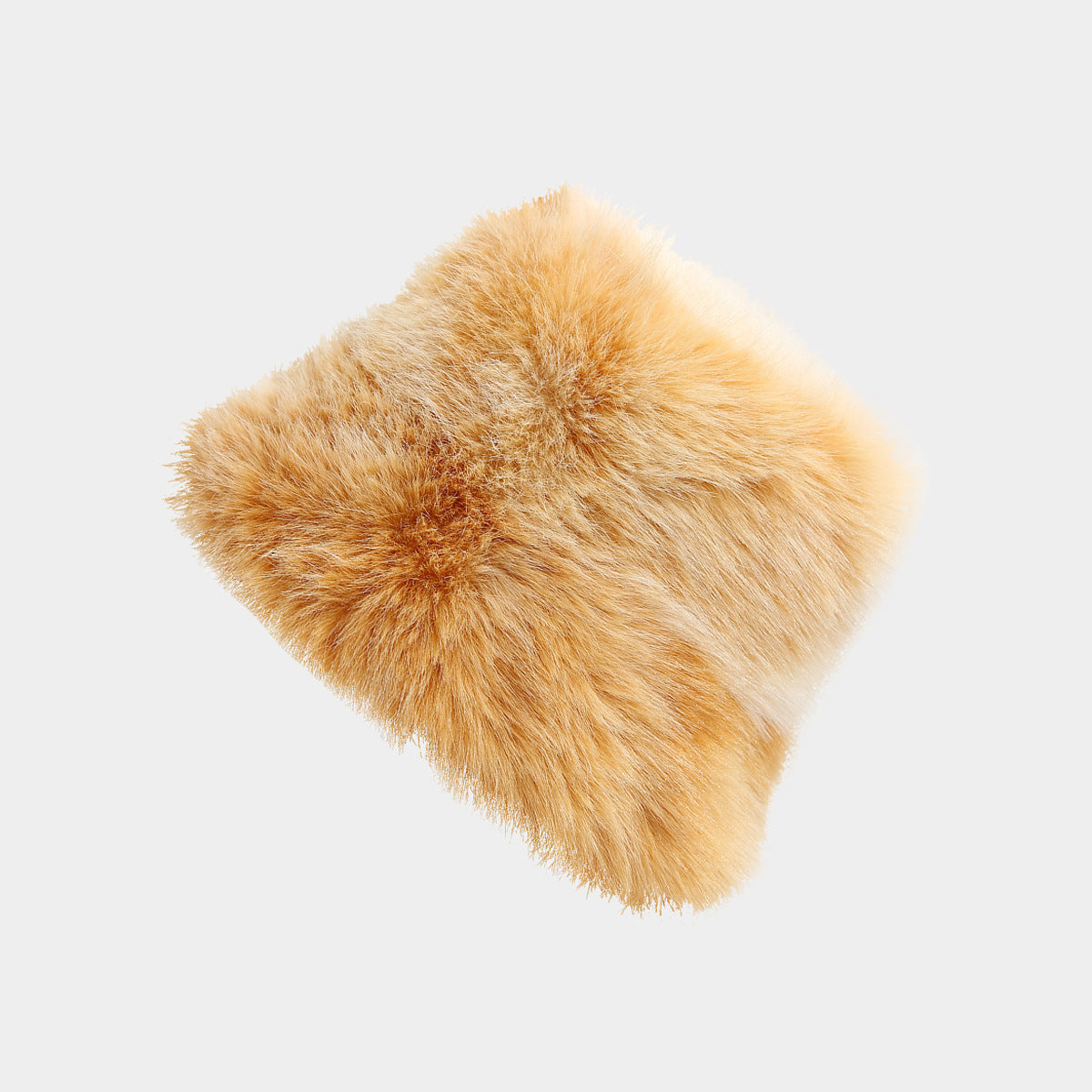 Vintage Fluffy Plush Thick Warm Bucket Hat 6W6HAT535