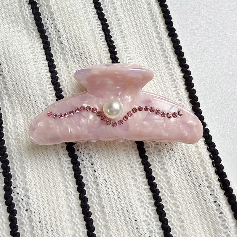 Retro Pearl Rhinestones Acetat - DippedShop Wholesale - #3139