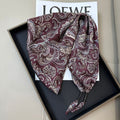 Cashew Print Silk Scarf - DippedShop Wholesale - #3683