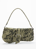 Vintage Distressed Deer Print Asymmetrical Shoulder Bag 6W10BBG2386
