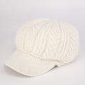 Casual Cable Knit Fleece-Lined Warm Beanie Hat 6W6HAT662