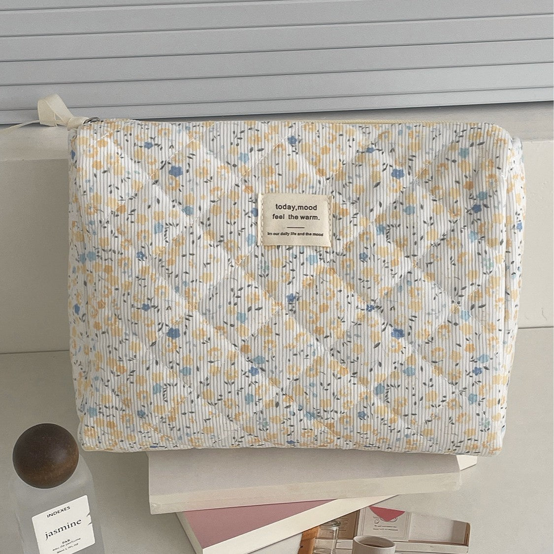 Floral Cosmetic Bag - DippedShop Wholesale - #5427