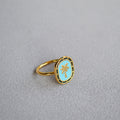 Coconut Tree Enamel Ring - DippedShop Wholesale - #9555