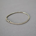 Minimalsit Gold Plated Cubic Zirconia Tennis Bracelet 6W6JBR473