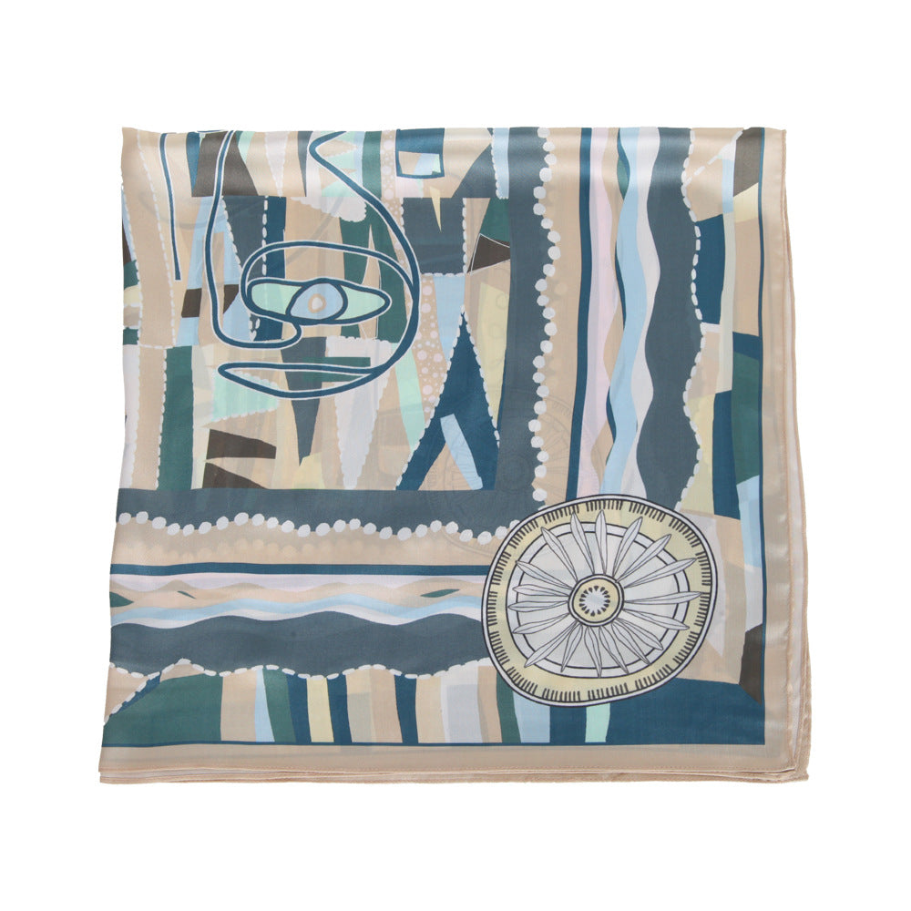 Cashew Print Silk Scarf - DippedShop Wholesale - #5507