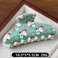 Sweet Santa Claus Print Hair Claws 6W6HCP1697