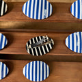 Cute Color Contrast Striped Acetate hair Clip 8AS6HCP321T