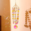 Geometric Frame Crystal Chain Tassel Hanging Suncatchers MK2CZAS6H7HLS67