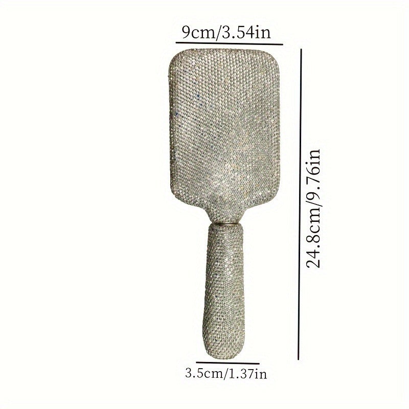 Rhinestone Portable Anti-Static Cushion Hair Brush 6C5CB161