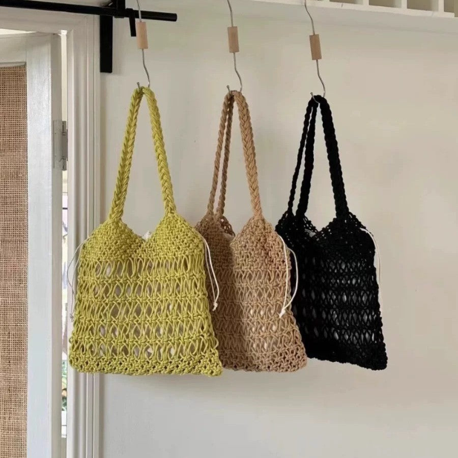 Casual Hand-Woven Shoulder Bag - DippedShop Wholesale - #9891