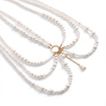 Elegant Pearl Tassel Multi-Lay - DippedShop Wholesale - #2723