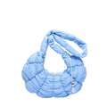 Casual Puffer Ruched Large Capacity Crescent Bag 6W10BBG1802