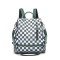 Trendy Checkerboard Pattern Lightweight Backpack 6S10BBG1451