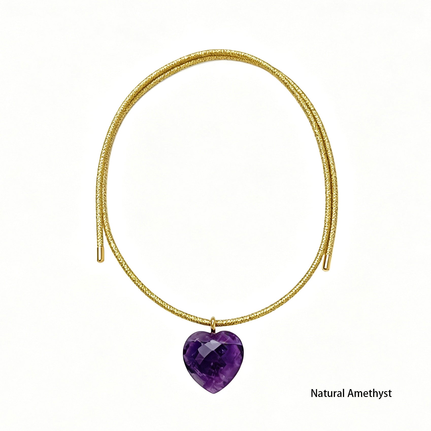 Minimalist Color Contrast Heart Pendant Magnetic Necklace 6W6JNC419L