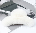 Leopard Fuzzy Hair Claw - DippedShop Wholesale - #0195