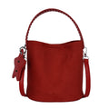 Vintage Large Capacity Suede Bucket Bag 6W10BBG1848