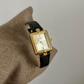 Oval Dial Leather Watch - DippedShop Wholesale - #9699