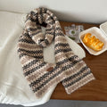 Fair Isle Knit Scarf - DippedShop Wholesale - #5635