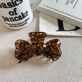 Elegant Bow Knot Tortoise Shell Large Hair Claw 6W6HCP1653
