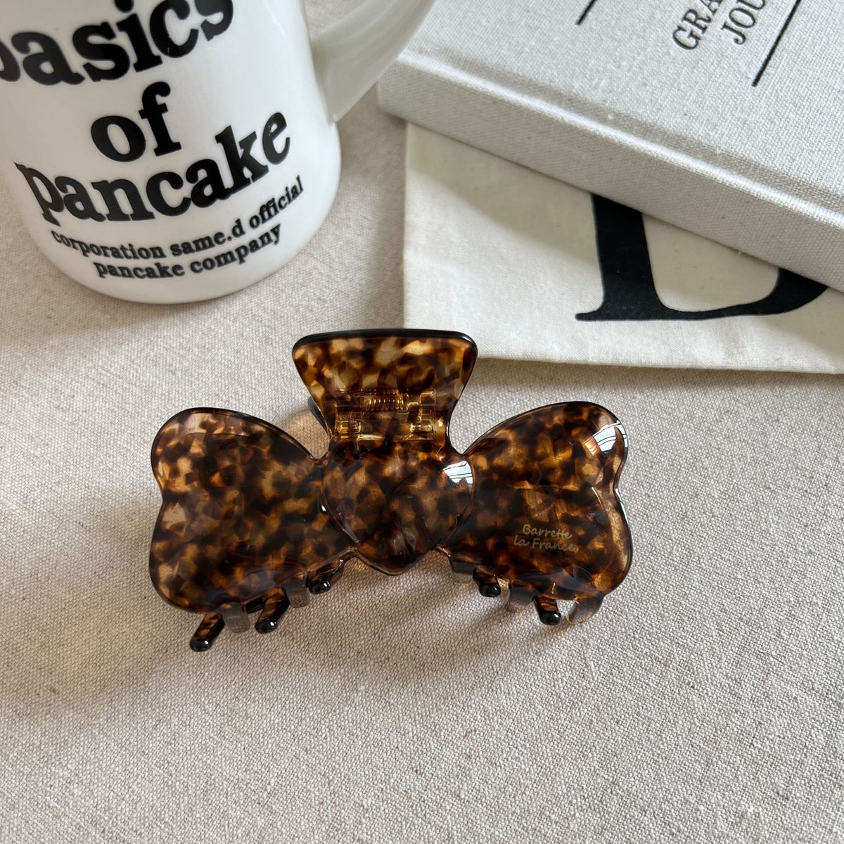 Elegant Bow Knot Tortoise Shell Large Hair Claw 6W6HCP1653