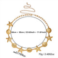 Simple Gold Plated Starfish Shell Waist Chain 8ZA6JBC106L