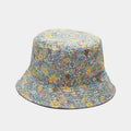 Vintage Floral Print Reversible Beach Bucket Hat MK2BW6W6HAT75
