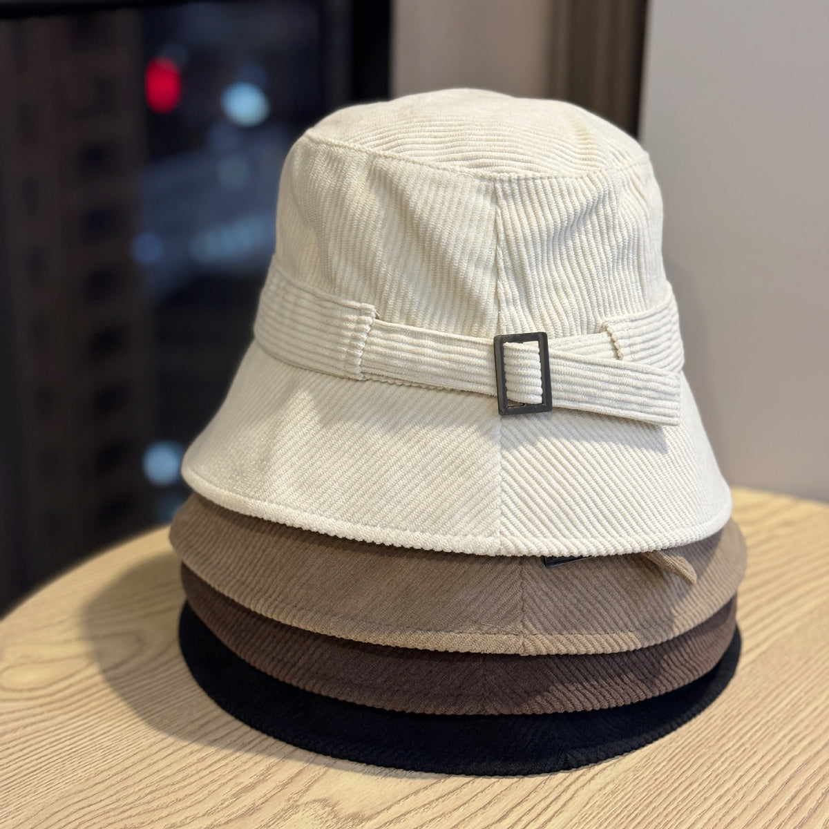 Adjustable Corduroy Bucket Hat - DippedShop Wholesale - #5507