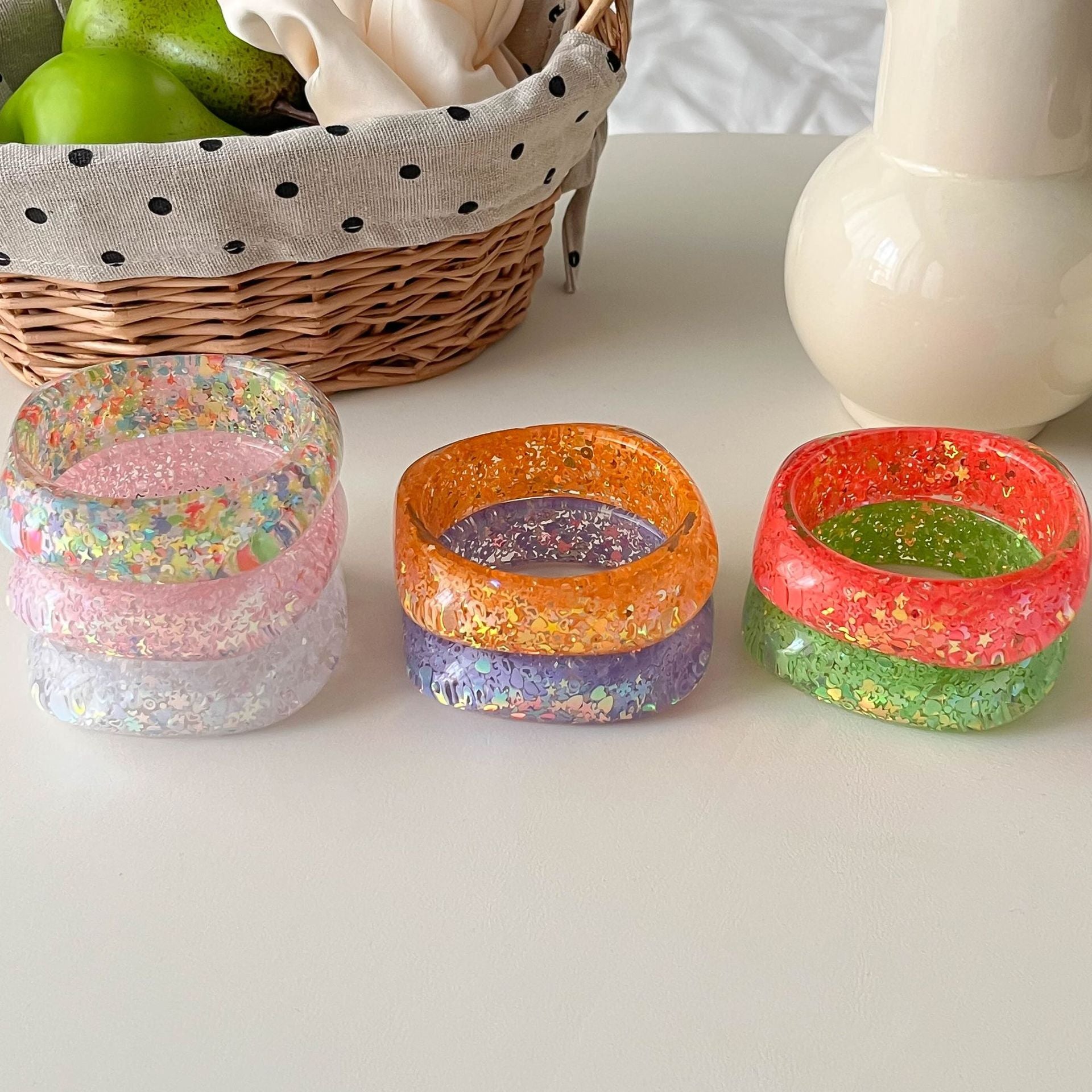 Sparkly Colorful Sequin Resin - DippedShop Wholesale - #6019