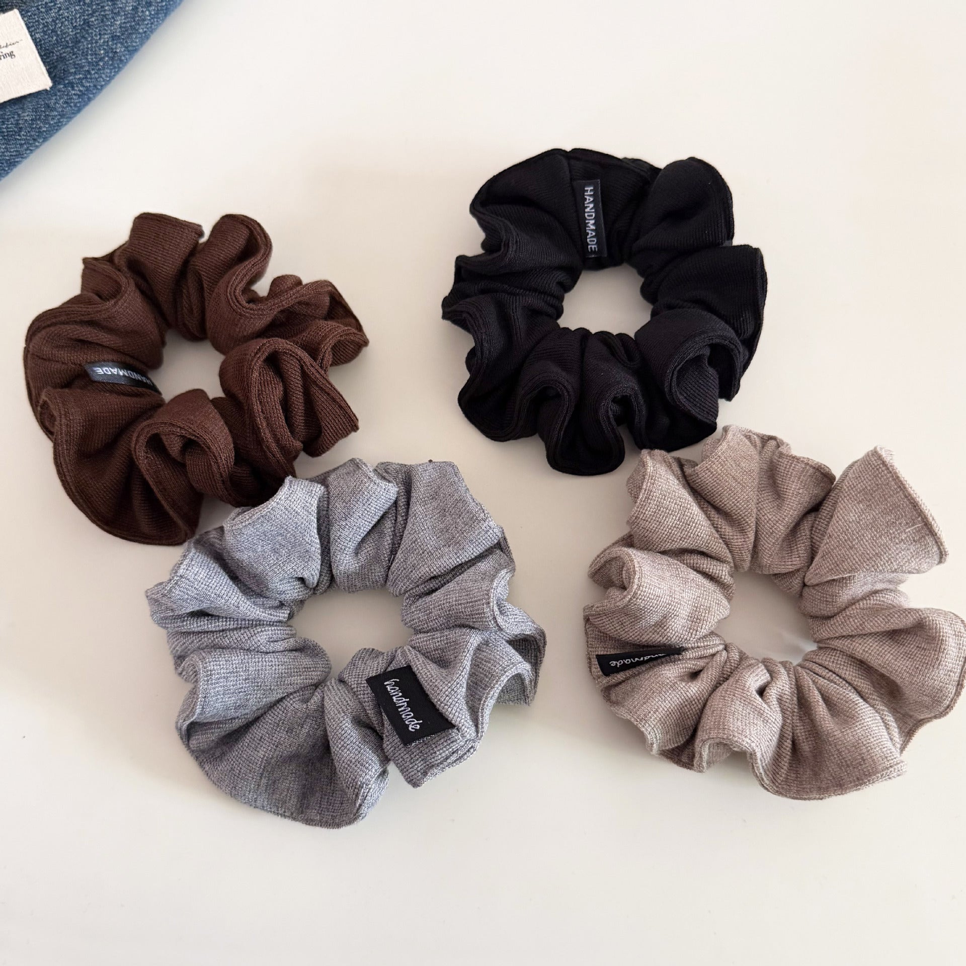 Knit Stretchy Hair Scrunchie - DippedShop Wholesale - #7875