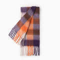 Colorful Plaid Tassel Warm Scarf 6W6NSW275