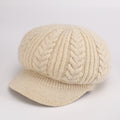 Casual Cable Knit Fleece-Lined Warm Beanie Hat 6W6HAT662