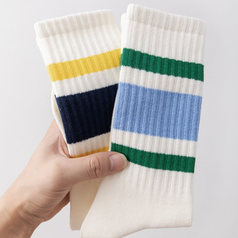 Striped Non-Slip Socks - DippedShop Wholesale - #9379