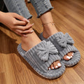 Plush Open Toe Slippers - DippedShop Wholesale - #9187