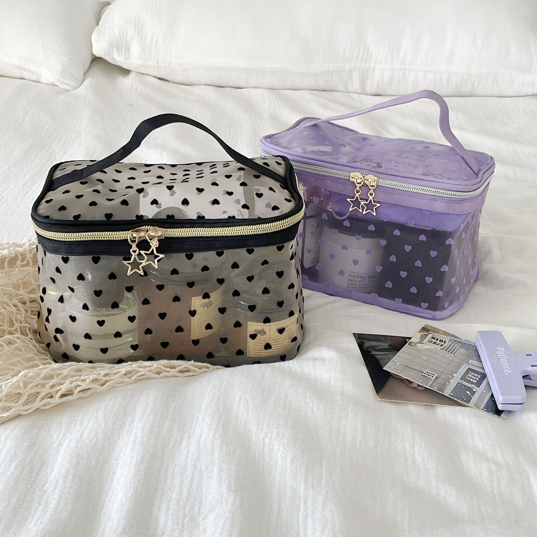 Love Mesh Large Capacity Make Up Bags DP25C627