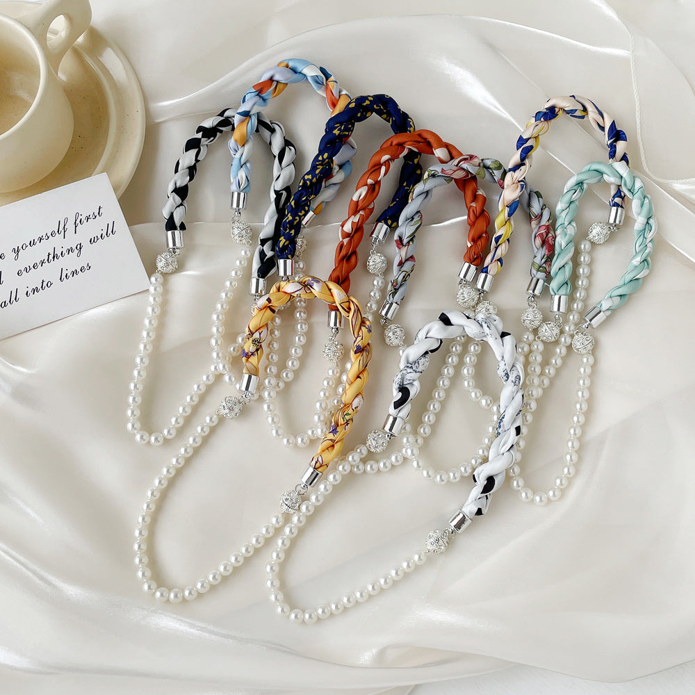 Silk Scarf Necklace - DippedShop Wholesale - #2243