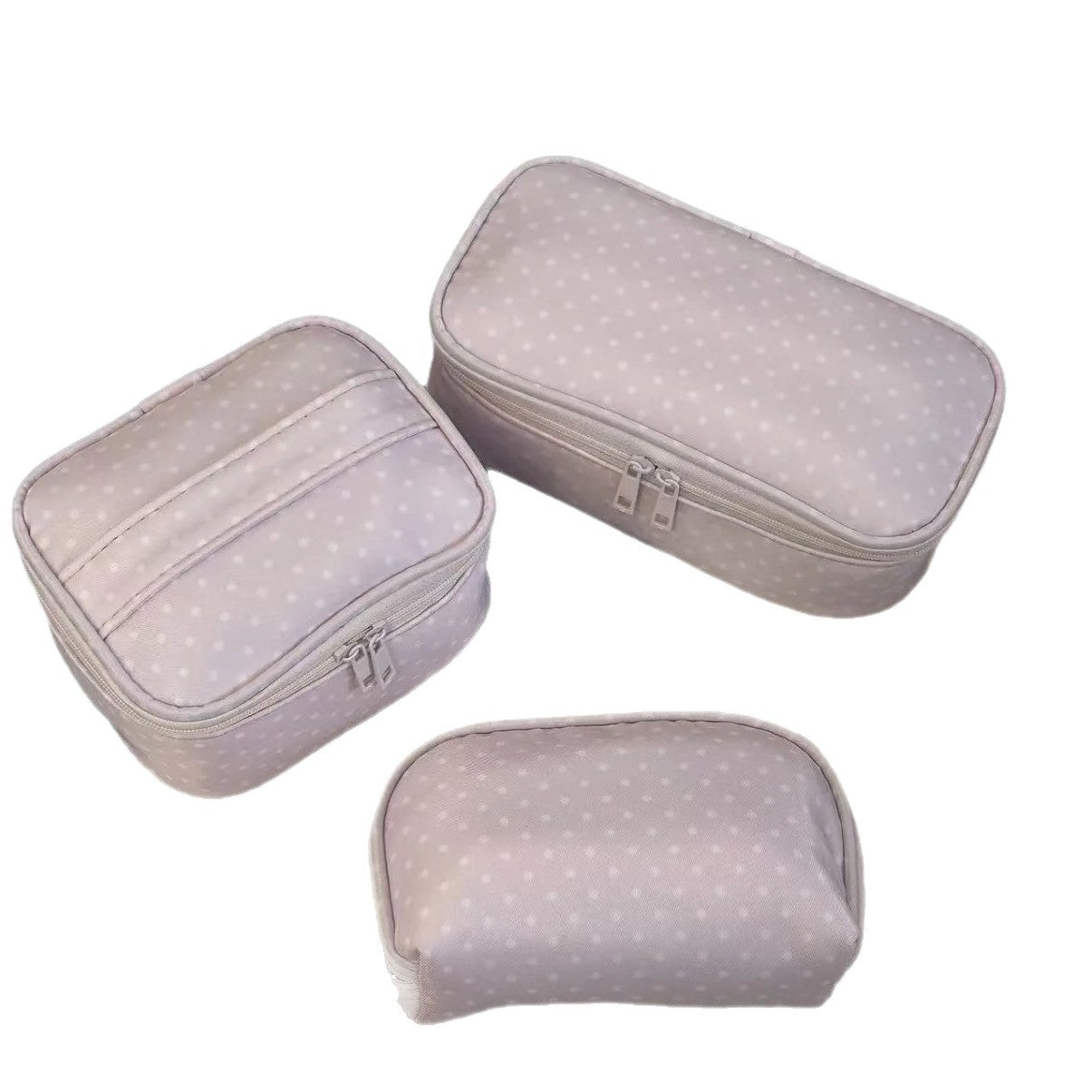 Cute Polka Dots Portable Makeup Bag MK2BW6S10BOB78