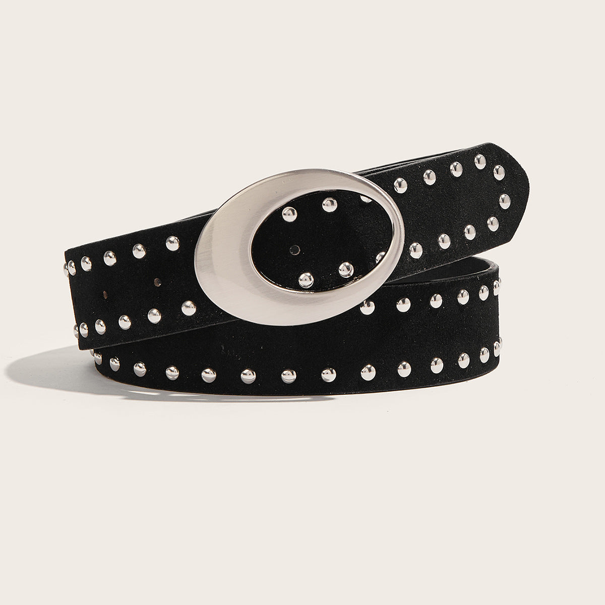 Retro Studded Wide Leather Waist Belt MK2LEEP6W6JBT48