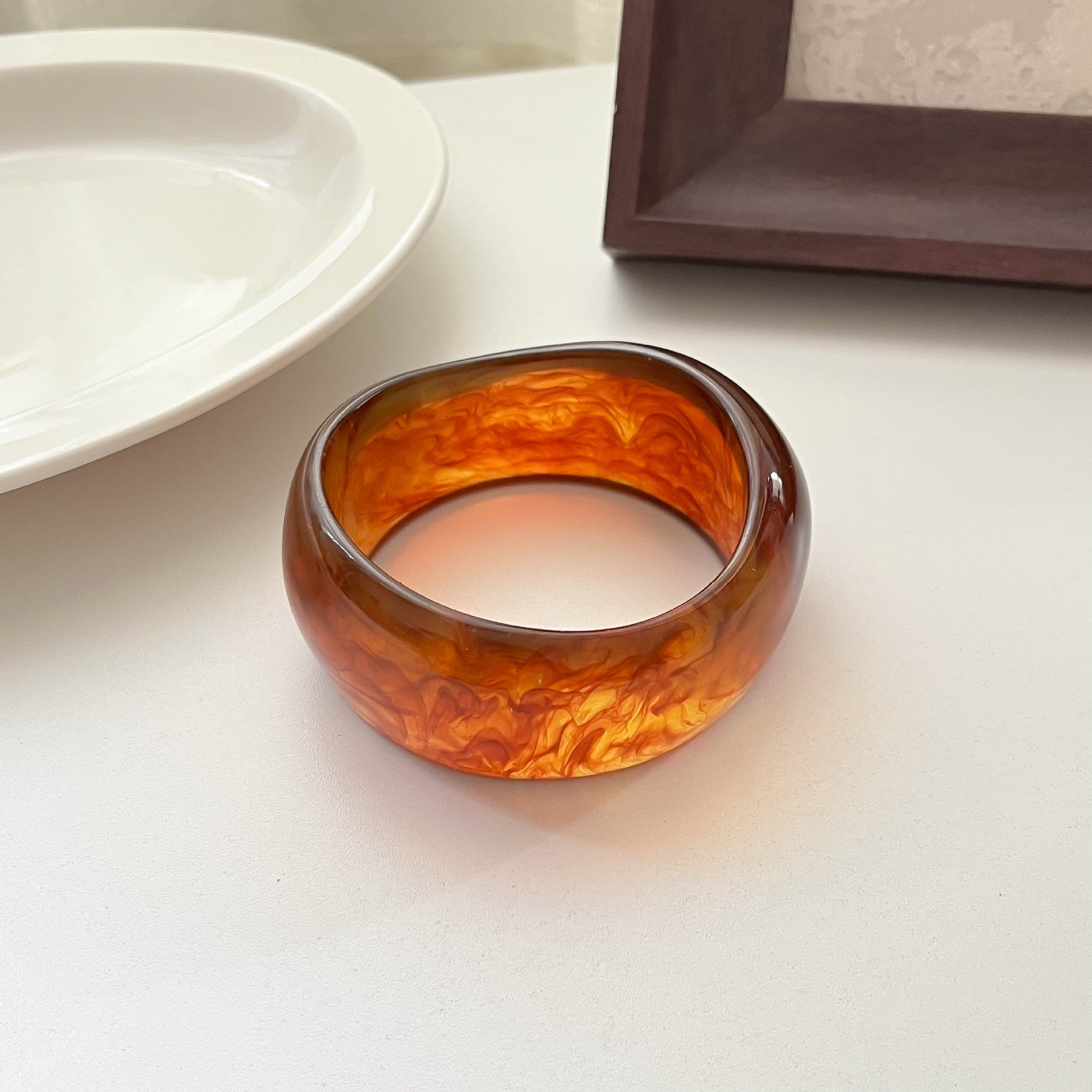 Mnimalist Irregular Resin Wide - DippedShop Wholesale - #6339