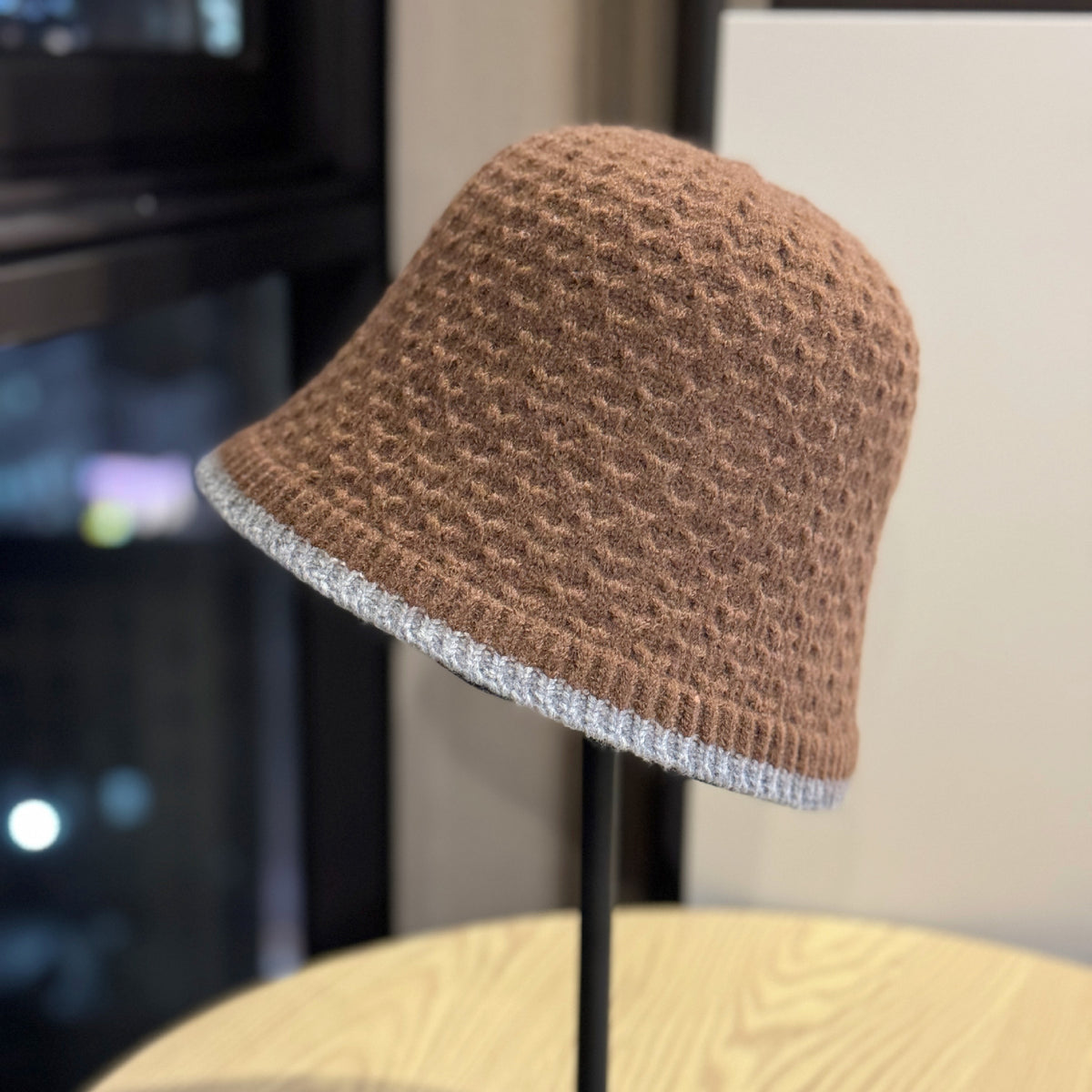 Textured Knit Bucket Hat - DippedShop Wholesale - #8035