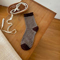 Floral Bow Crew Socks - DippedShop Wholesale - #7603