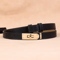 Elegant Skinny Dress Belt Leather Waist Belt 6W6JBT157