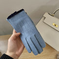 Bowknot Plush Touchscreen Gloves - DippedShop Wholesale - #5843
