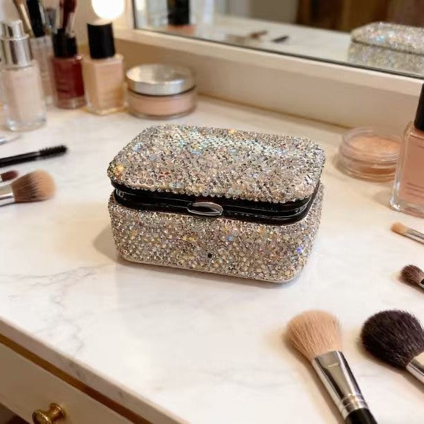 Mini Rhinestone Jewelry Box - DippedShop Wholesale - #8323