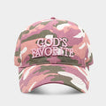 Retro Distressed Camo Embroidery Baseball Cap 8BK6HAT194L